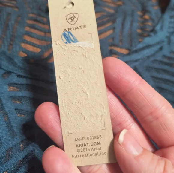 NWT Ariat Nori Tunic, Women's Size Small, Dark Blue - Picture 3 of 12